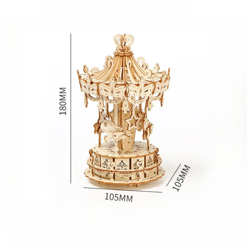 Carousel 3D Wood Puzzle
