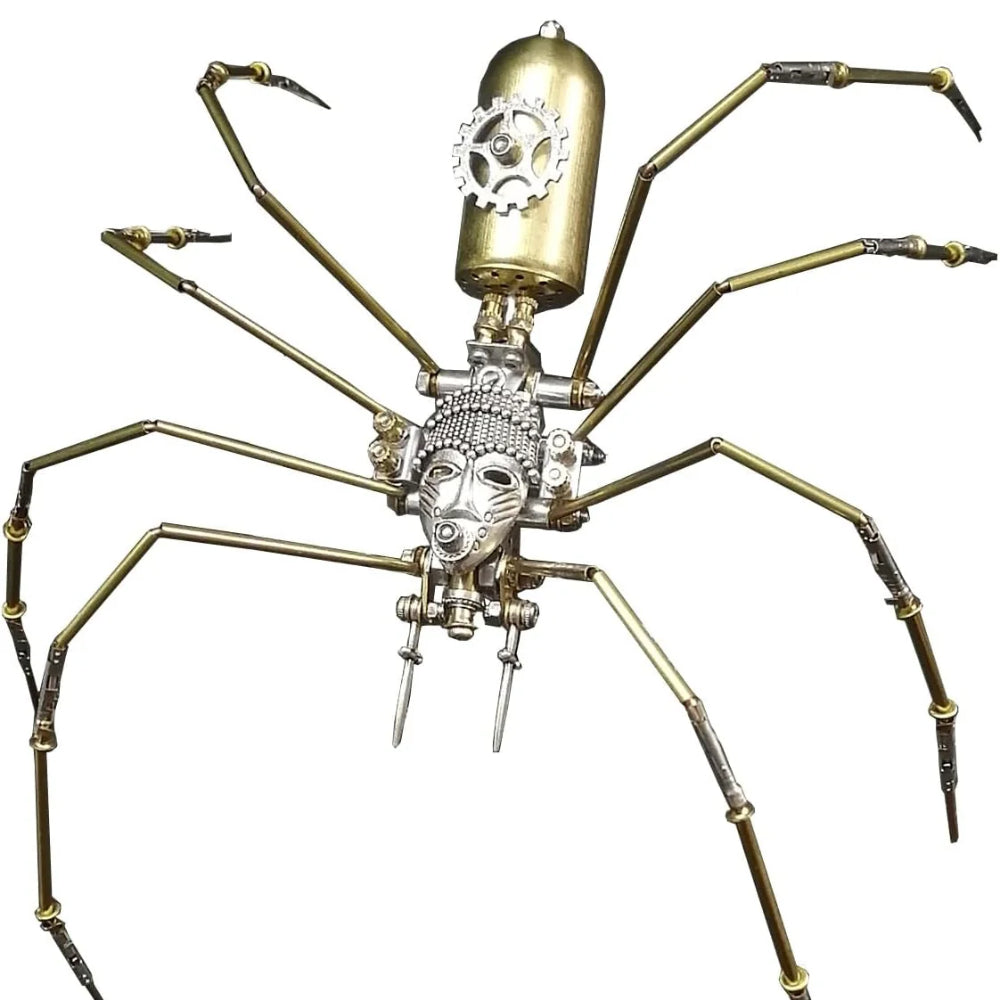 Steampunk Metal Puzzle Mechanical Insects Spider Series Model 100PCS+