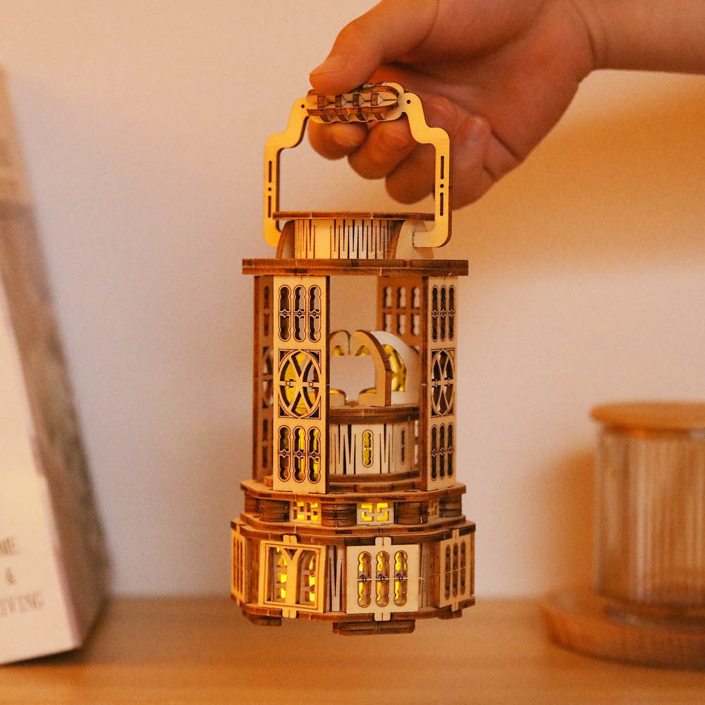 Classical Lantern 3D Wood Puzzle