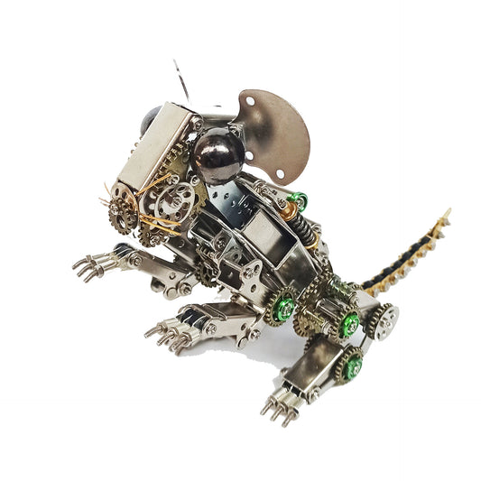 525PCS Steampunk 3D Metal Mechanical Mouse Model Assembly Kit