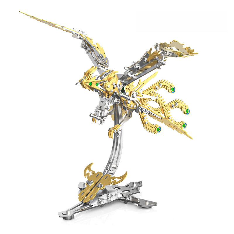 3D Metal Phoenix Mechanical Assembly Bird Model DIY Kits