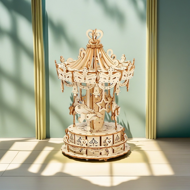 Carousel 3D Wood Puzzle