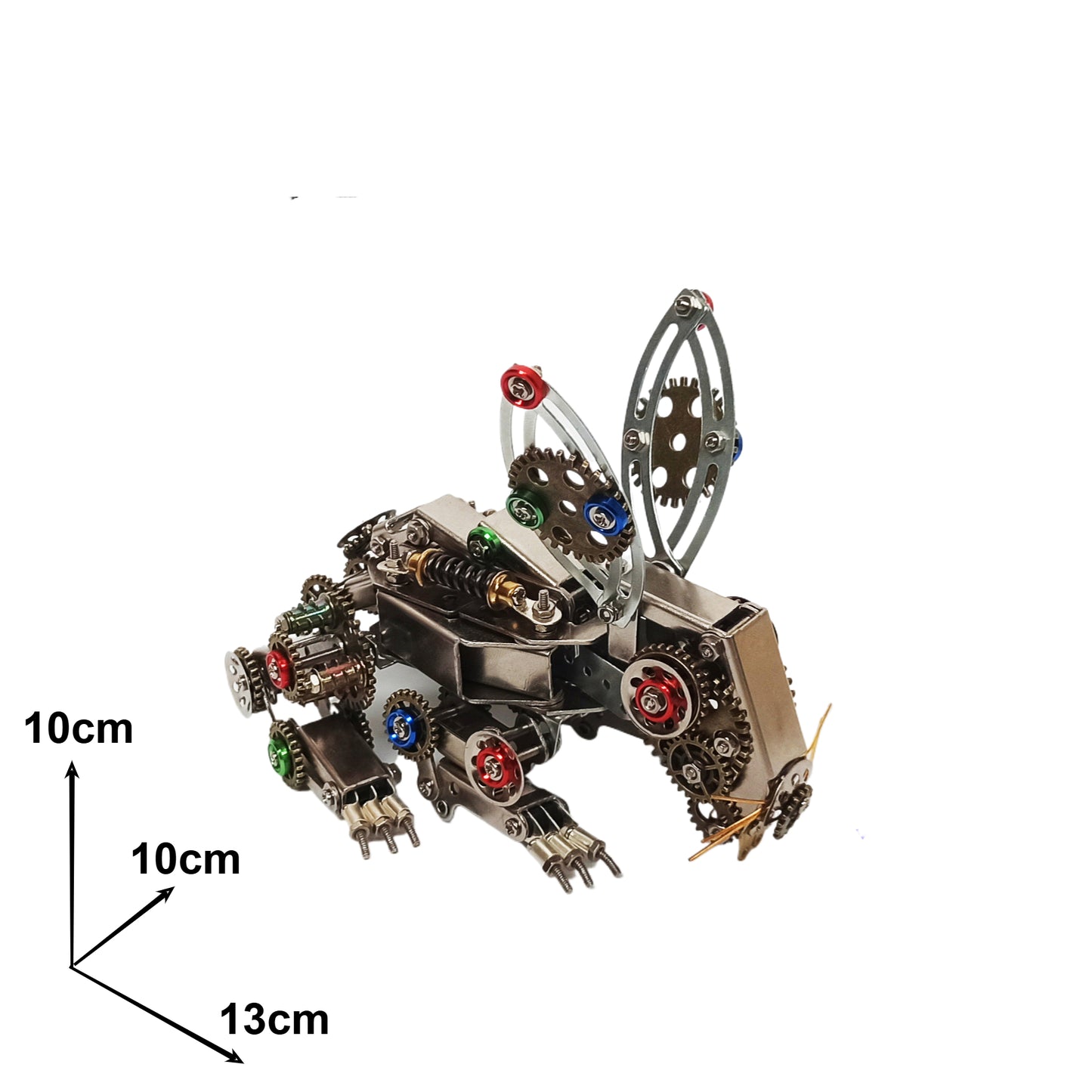 Steampunk Metal Bunny Model 3D DIY Assembly Kits