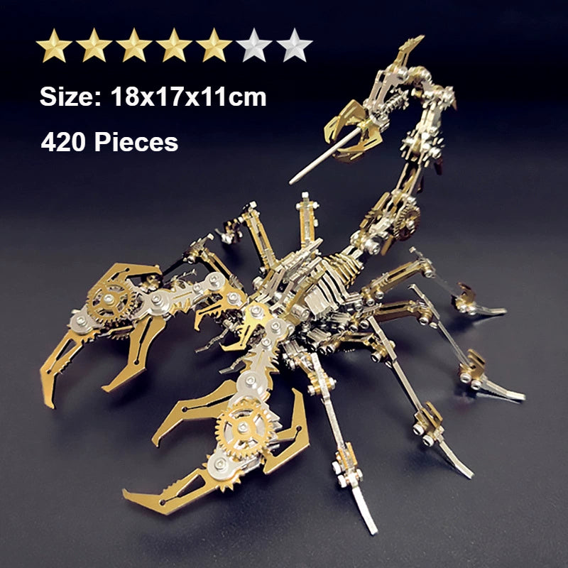 Steel Scorpion Model Puzzle