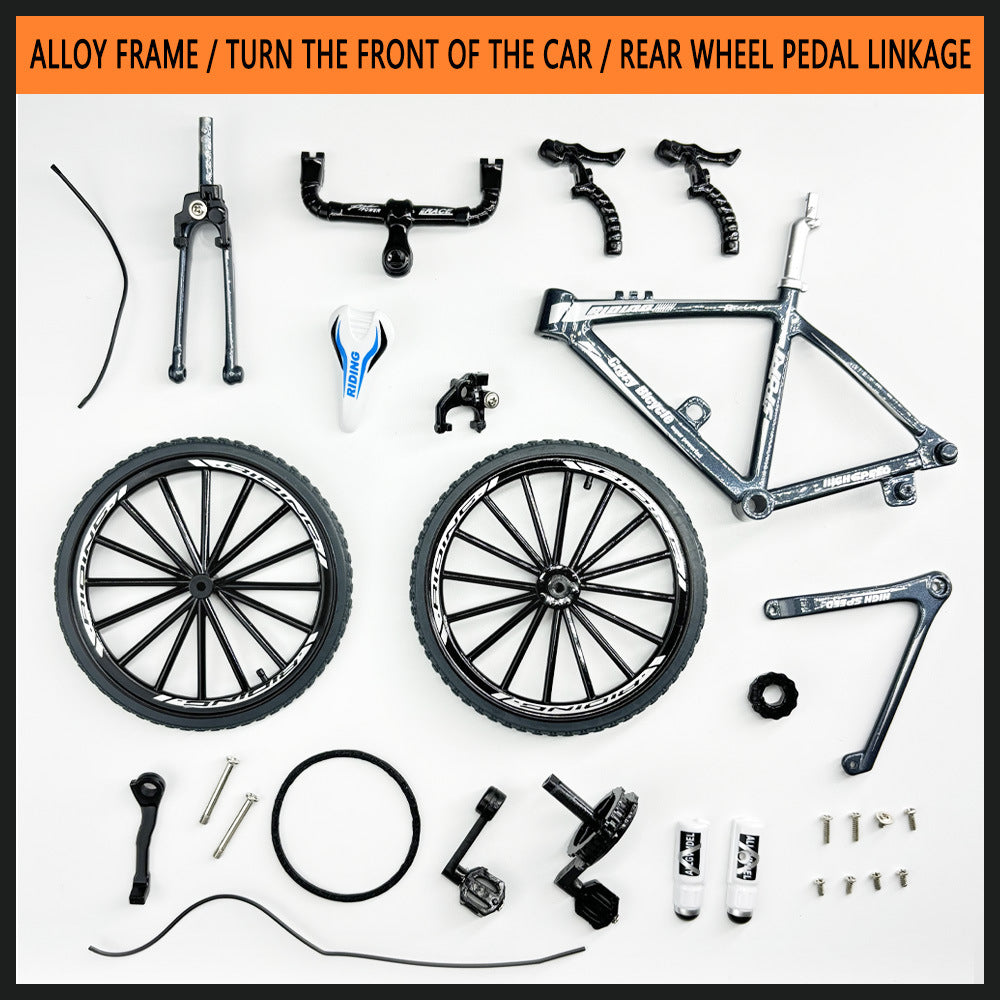 Alloy Bicycle Model Puzzle