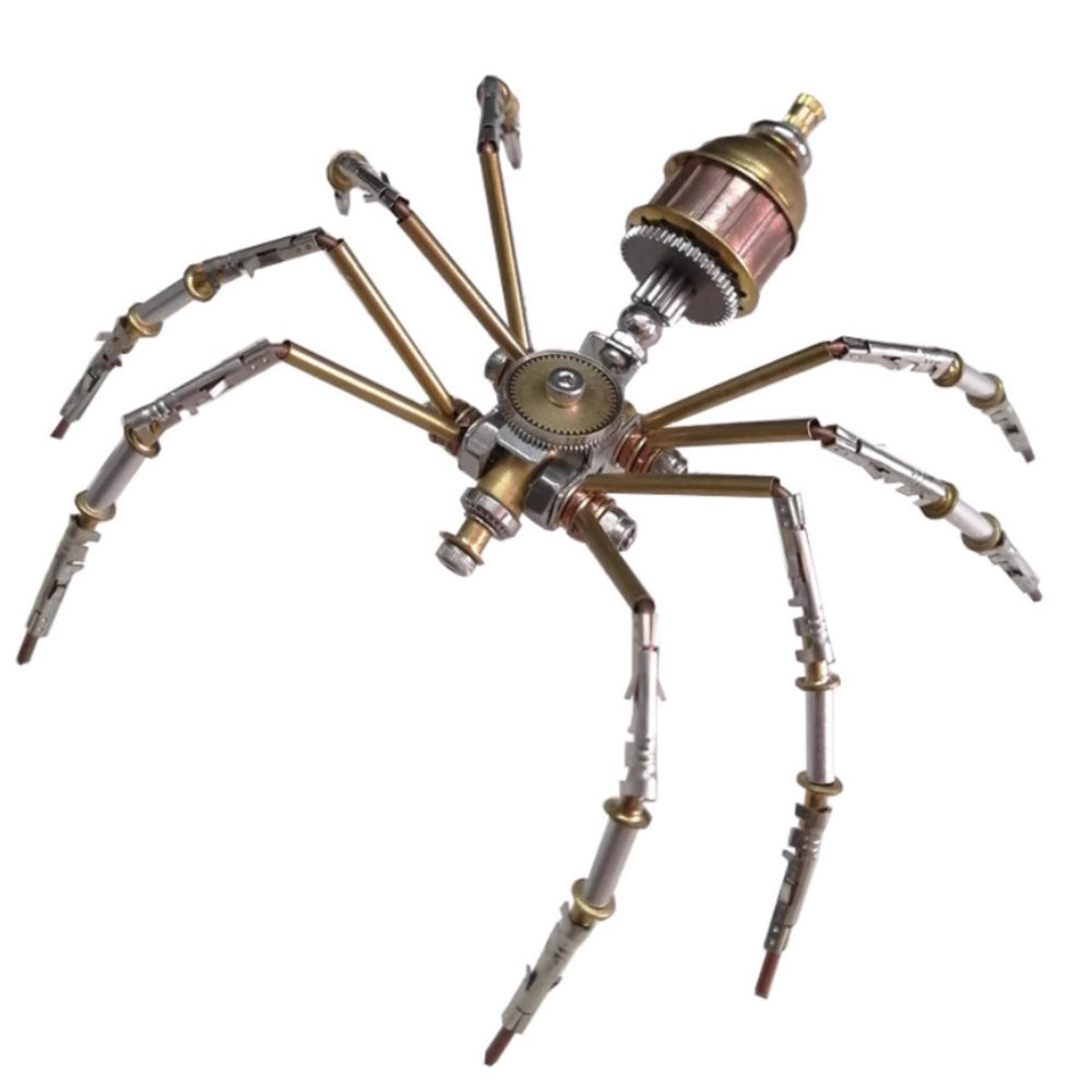 Steampunk Metal Puzzle Mechanical Insects Spider Series Model 100PCS+