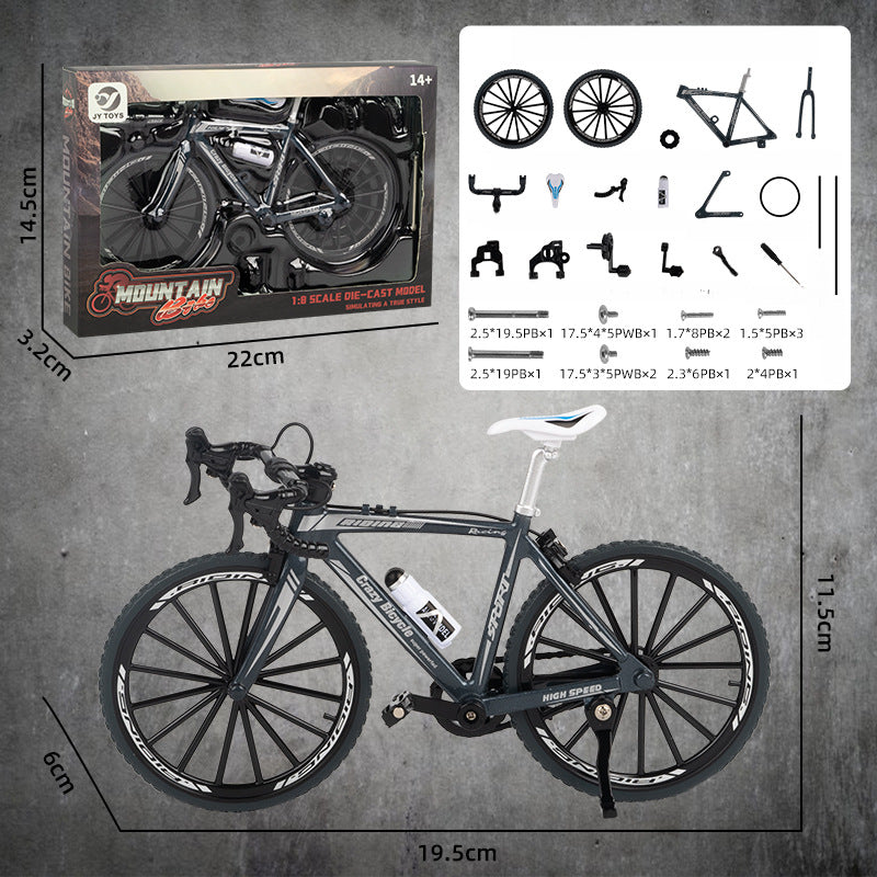 Alloy Bicycle Model Puzzle