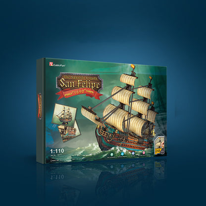 Saint Philip Ship Model 3D Wood Puzzle