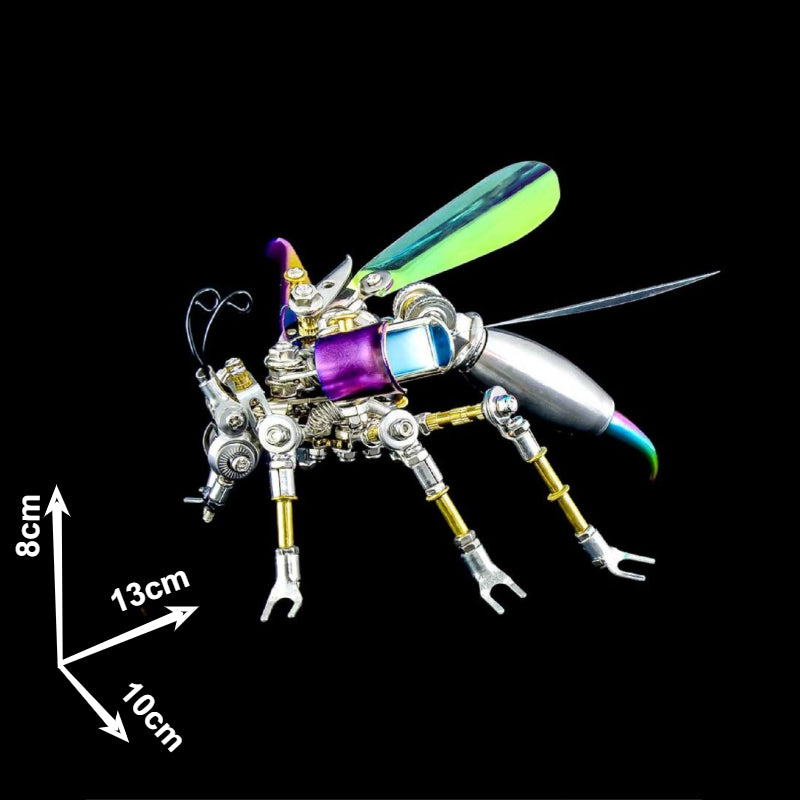 Cool Mechanical Wasp Assembly 3D Metal Puzzle for Teens Adult