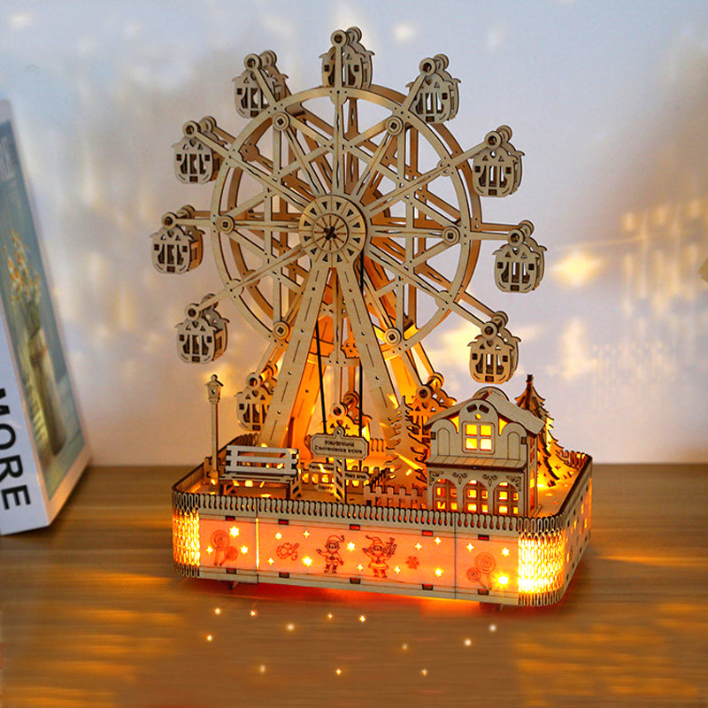 Ferris Wheel Music Box With Led