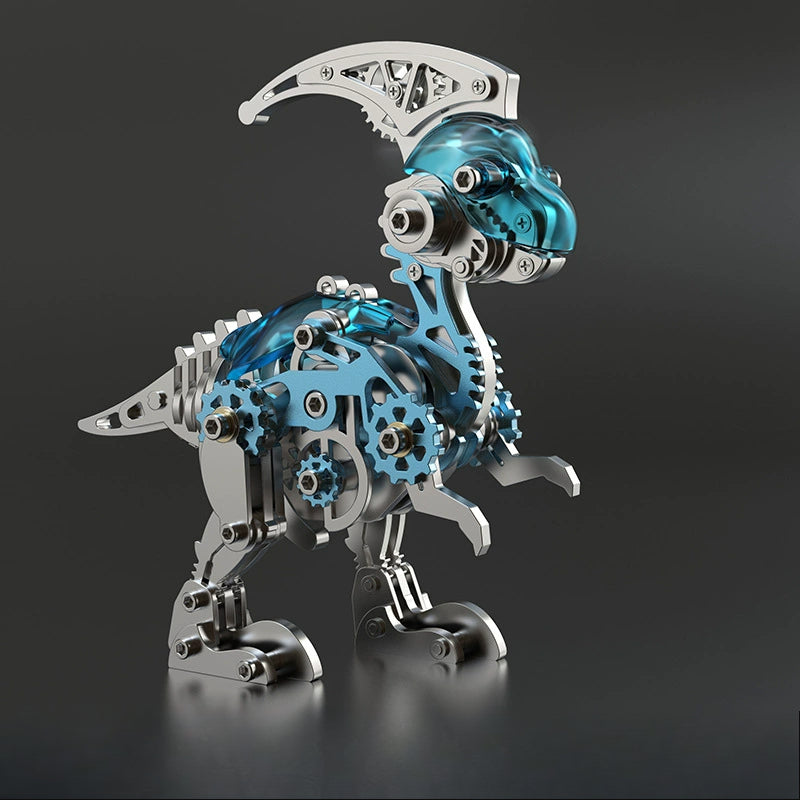 Metal Parasaurolophus Model Assembly 3D Puzzle Gift