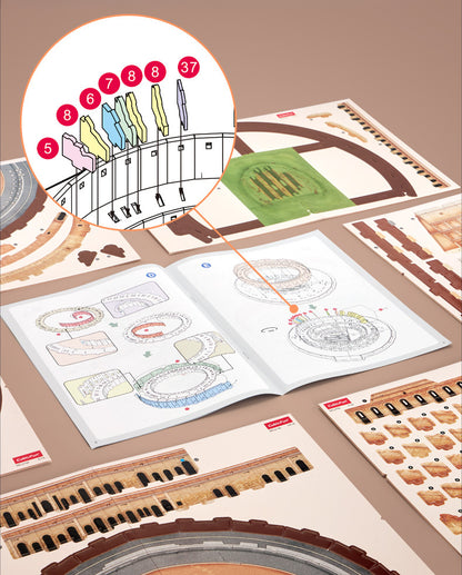 ROME Colosseum Puzzle Model