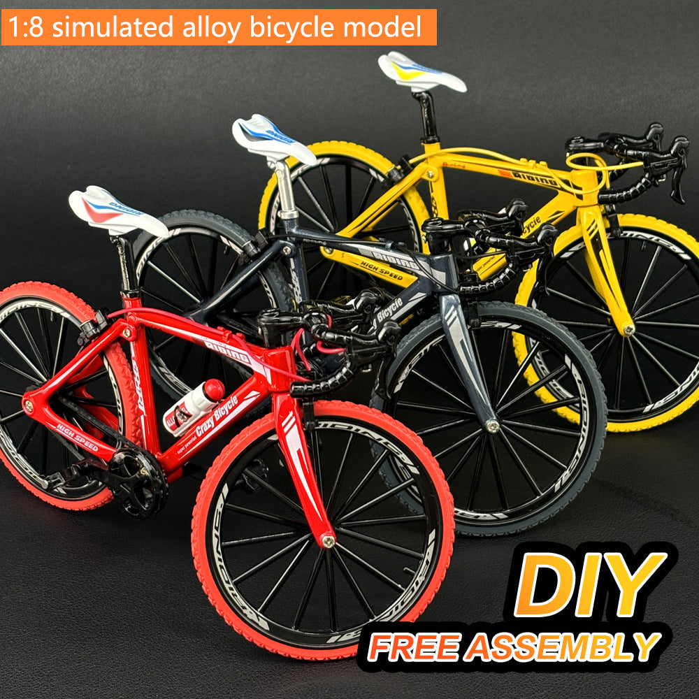 Alloy Bicycle Model Puzzle