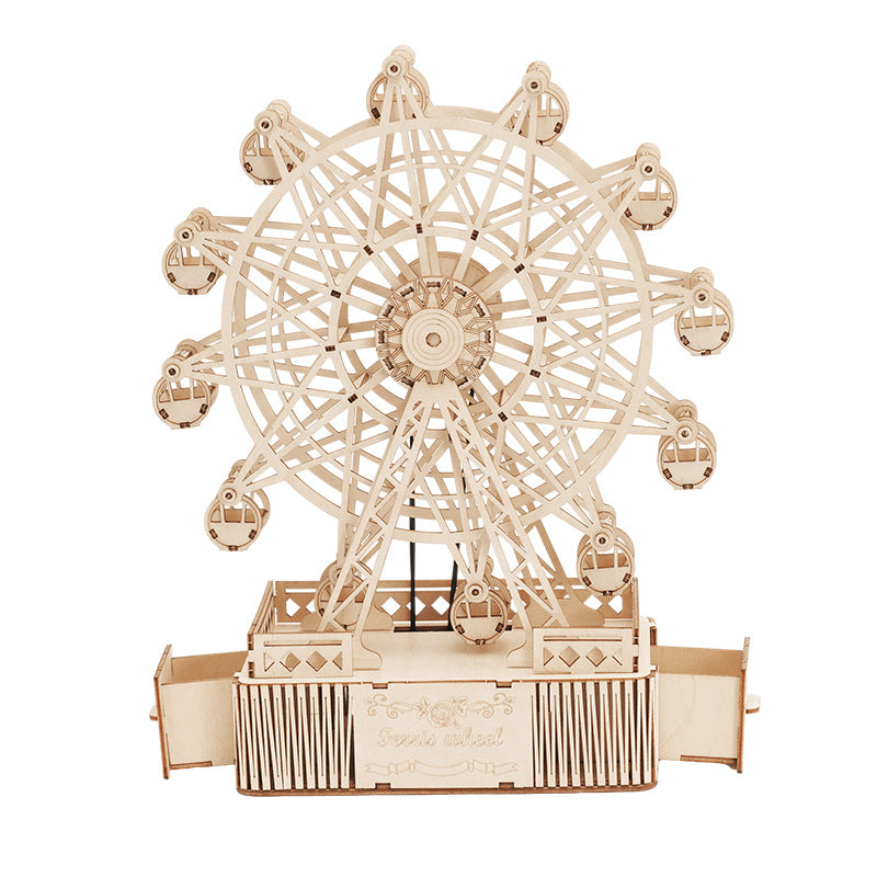 Ferris Wheel Music Box 3D Wood Puzzle