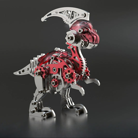 Metal Parasaurolophus Model Assembly 3D Puzzle Gift