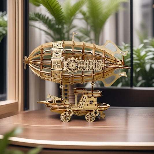 Wooden Airship Puzzle