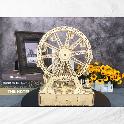 Ferris Wheel Music Box 3D Wood Puzzle